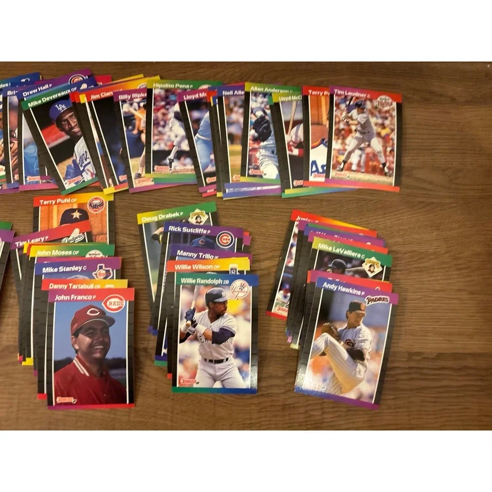 Over 80 - 1989 Donruss Baseball Cards Excellent Condition No Duplicates